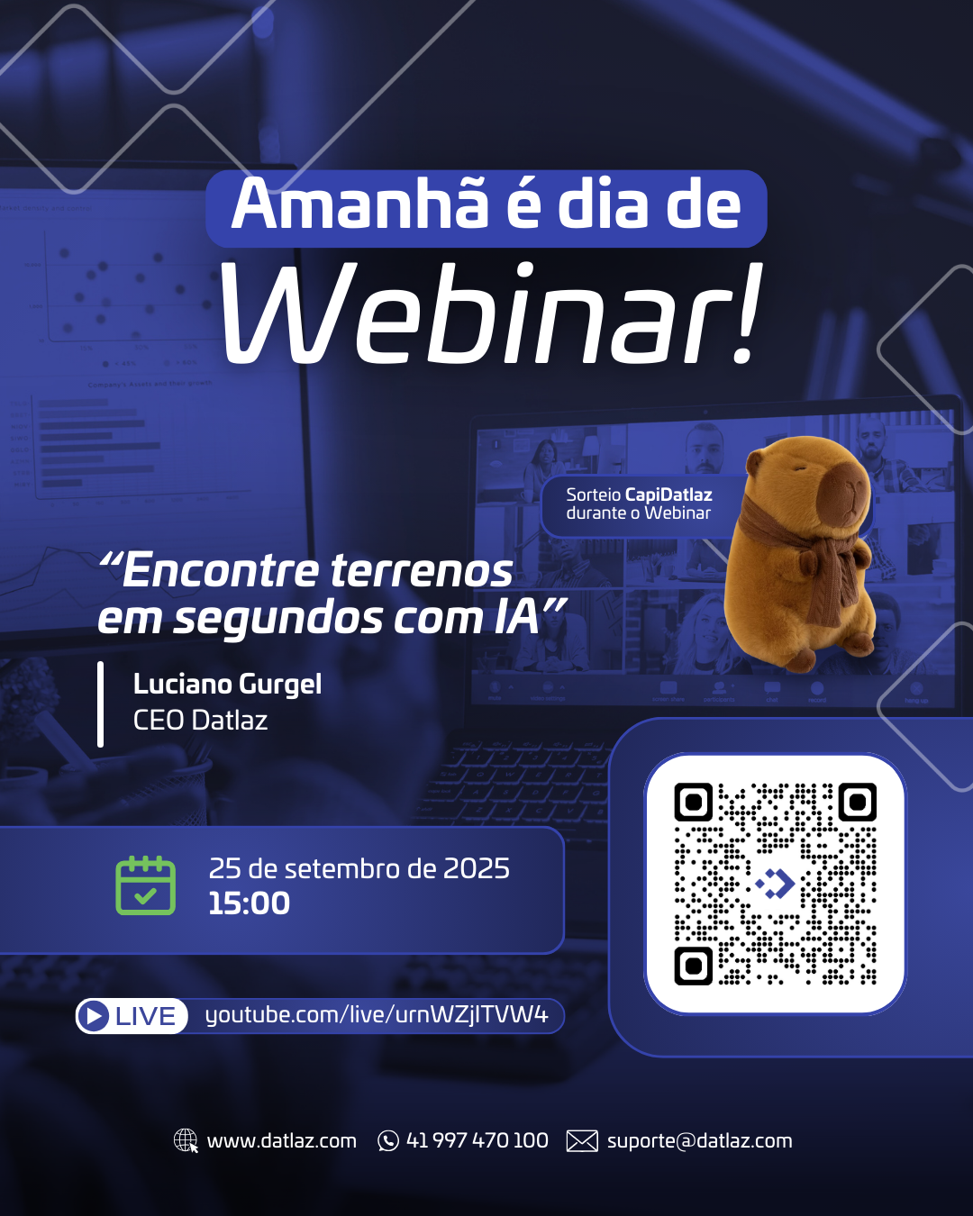 É AMANHÃ! O futuro do Site Selection está mais perto do que você imagina!